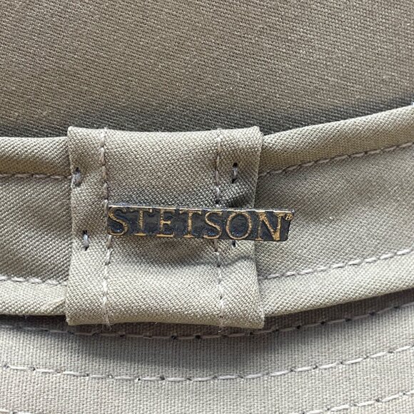 Stetson Mens Beige Fedora Hat Classic Design Size 7 1/8 - 57 - New - Picture 6 of 13